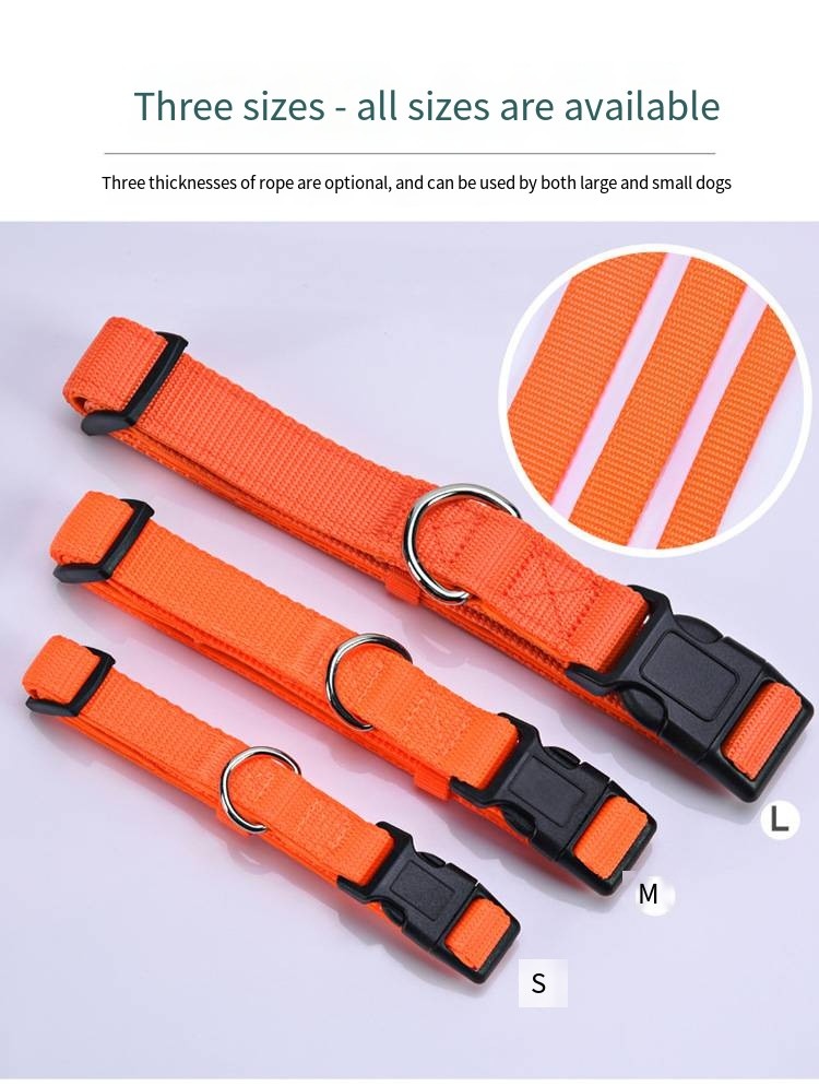 Pet Adjustable Leash And Diving Nylon Collar Anti-Escape Dog Walking Set