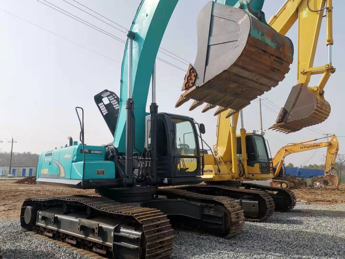 15RPM Slewing Kobelco Sk350-8 Used Excavator 35 Ton