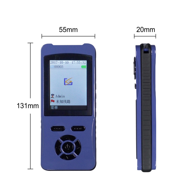 Builtin Camera 2.4" LCD Photograph Guard Tour Patrol System 80000 Records
