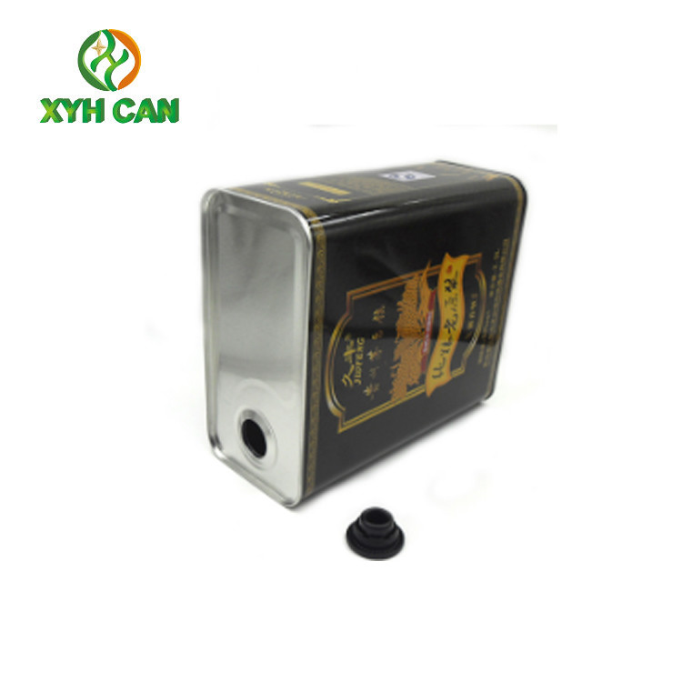 0.22mm Tinplate Rectangular Juice Cans For 650ml Beverage Drinks Juice