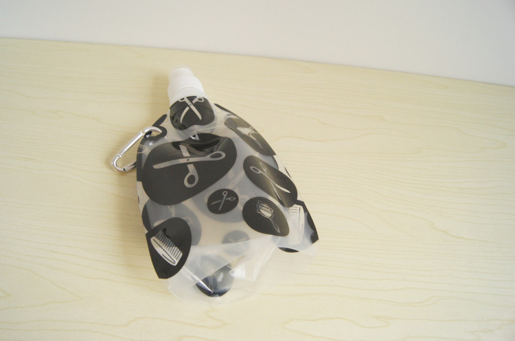 Custom printed 3oz doy-pack baby food reusable spout pouch with double k