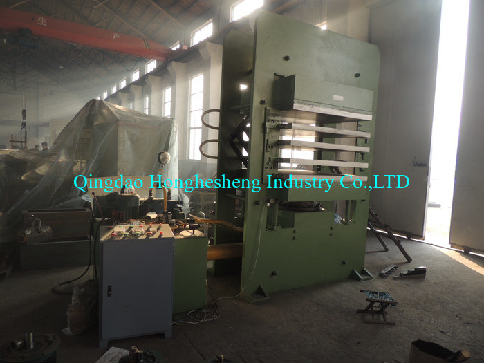 EVA Yoga Mat Foaming Press Machine Hydraulic Rubber Hot Vulcanizing Press