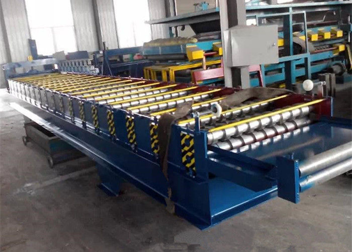 Steel Roll Shutter Door Forming Machine , Door Frame Roll Forming Machine