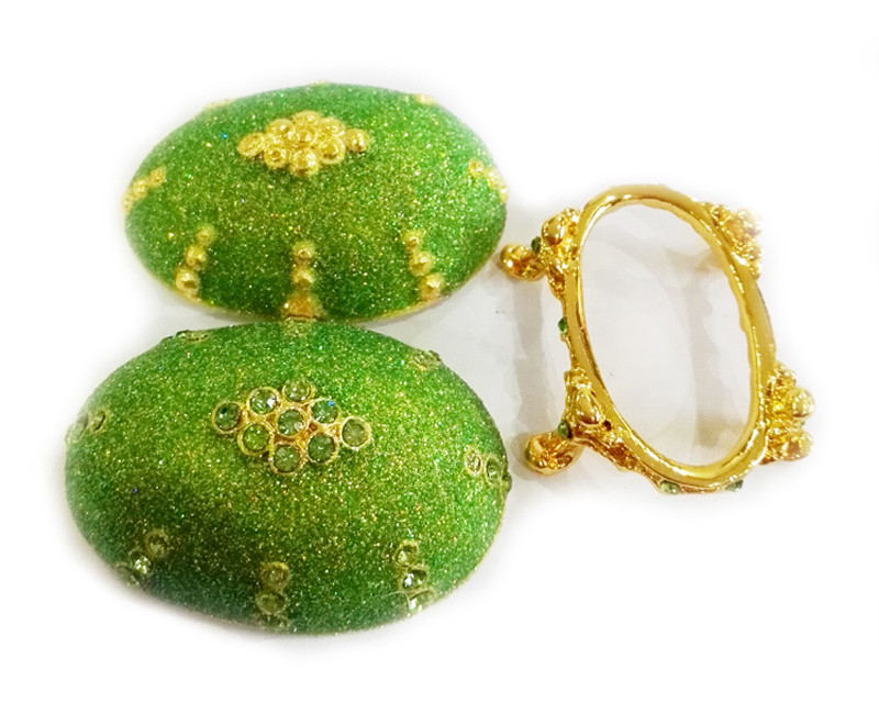 Russian Easter Egg Jewelry Box Crystal Trinket Holder Ring Organizer Home Decor Faberge Egg for Jewelry Boxes Gift