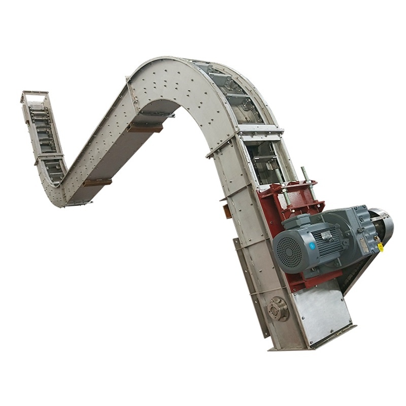 OEM Custom Industrial Electric Incline Chain Scraper Conveyor