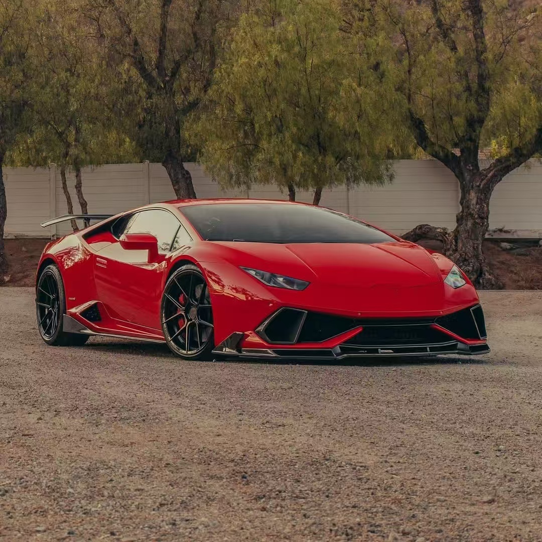 Replace Lamborghini Universal Wide Body Kits LP610 Huracan Evo Body Kit Front Lip Air Intake