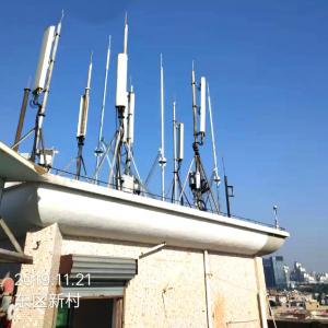 China 5m Steel 5G Roof Mounted Antenna Mast Free Standing Self Supporting on sale