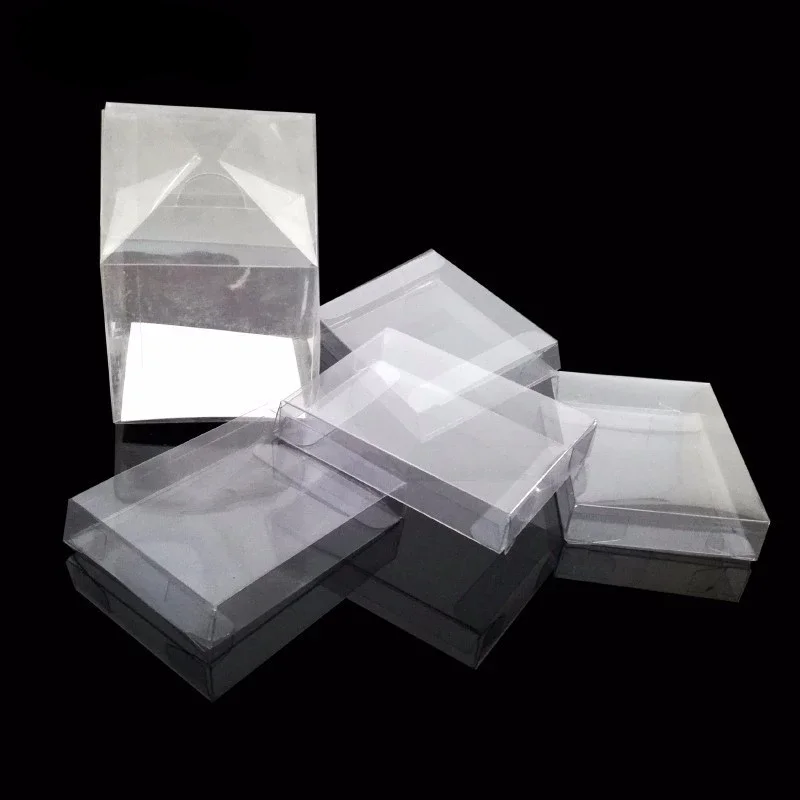Plastic Pvc Gift Packaging Box Pet Folding Environmental Protective Transparent