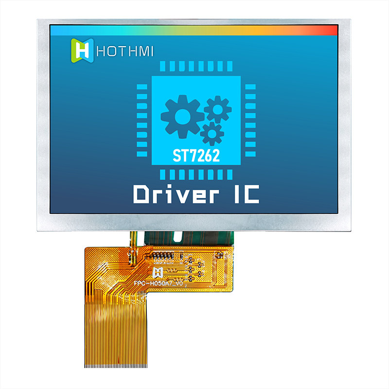 5.0 Inch 800x480 Display IPS Sunlight Readable Monitors TFT LCD Display Manufacturer