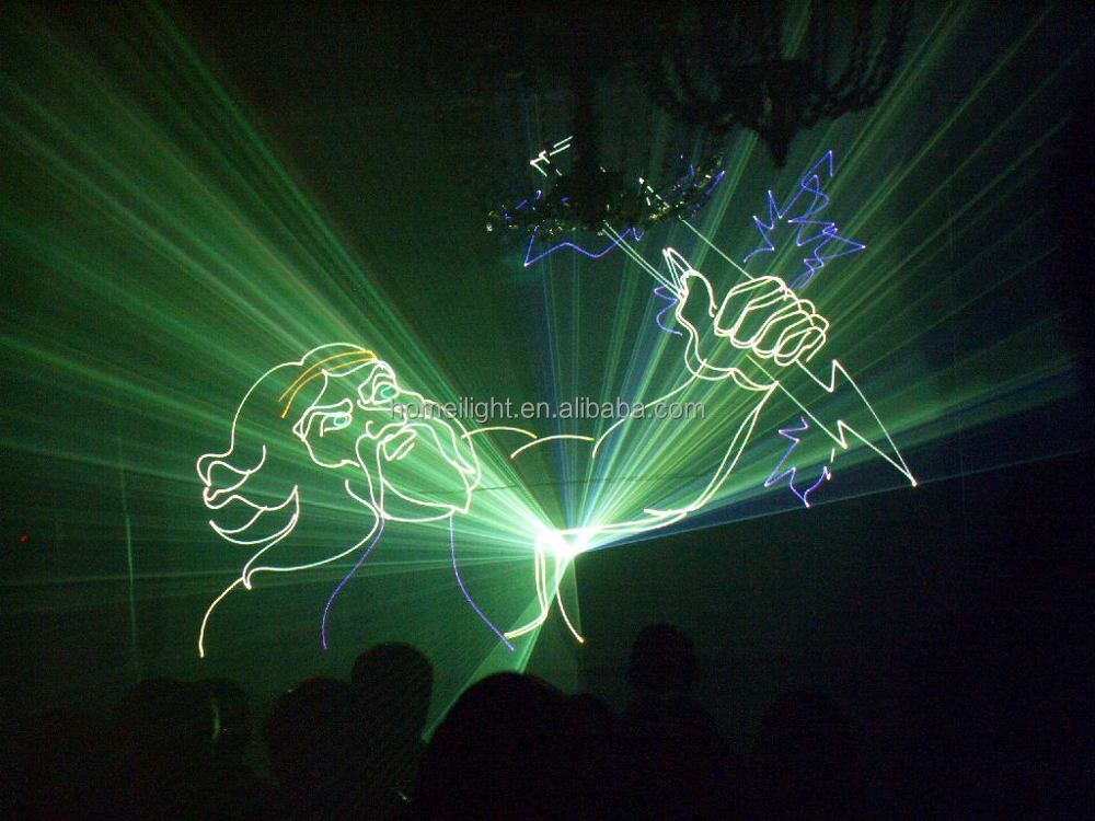 2W Lazer Light DJ Disco for Night Club Stage Animation laser Lights 1- Luces DJ Show
