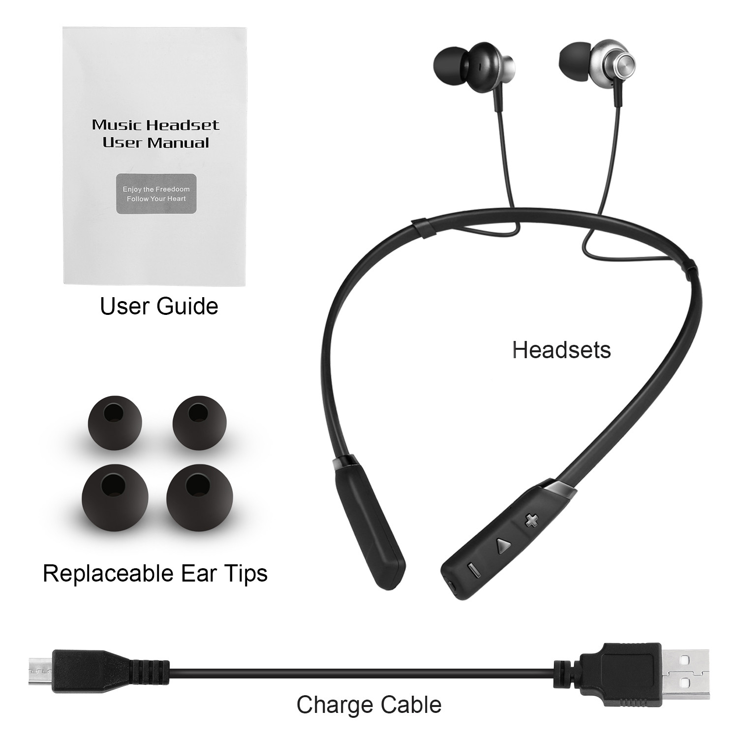 Lightweight 0.92oz HD Stereo Bluetooth Headphones True Wireless 10H Playtime