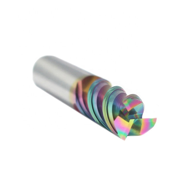 6mm 3 Flute Carbide End Mill Square End Mills For Copper Electrode