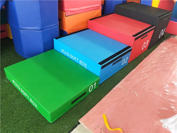 Progressive Software Four-Level Modular Ladder Square Skip Box for Gymnastics Training
