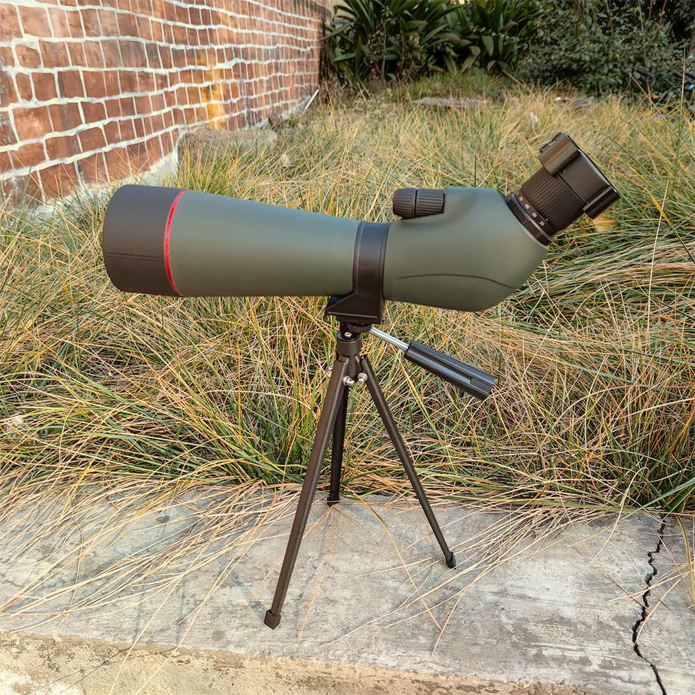 25-75X80 High Definition Birding Spotting Scope 20-60x80 With Tripod And Carrying Bag