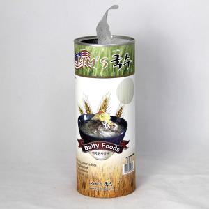 China Water-resisted Eco-friendly Paper Composite Cans for Noodle Packaging , Paper Canister for Food on sale