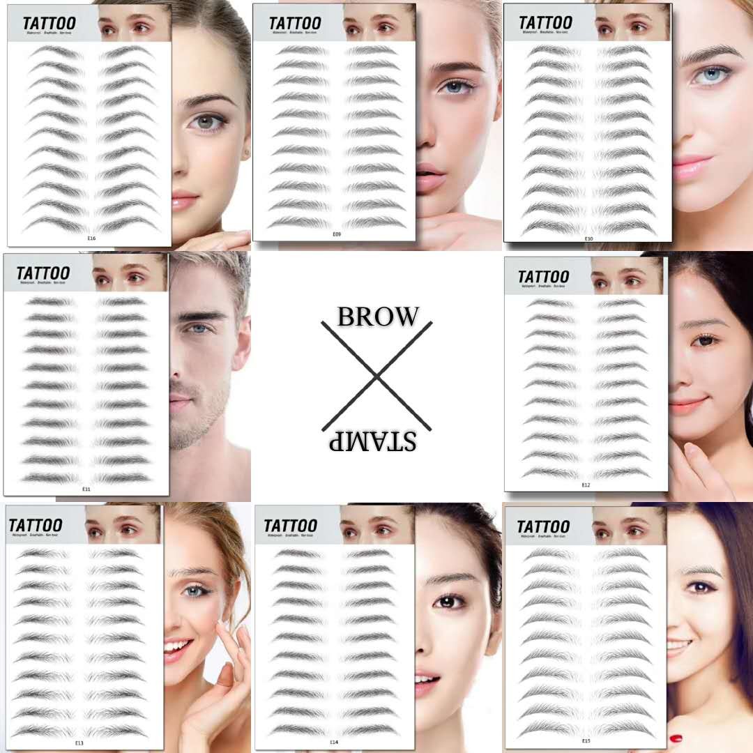 Water Proof Microblading Accessories Disposable Eyebrow Stamp For Tattoo