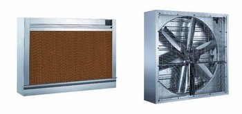 Poultry House / Warehouse Cooling System Cooling Pad With Galvanized Frame
