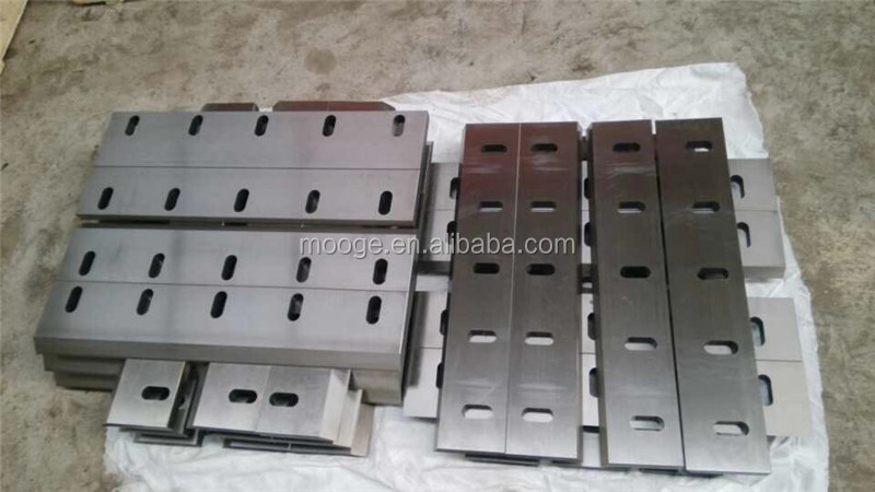 Hard Wearing Plastic Auxiliary Machinery 48-68 Hrc Shredder Blades For Plastic