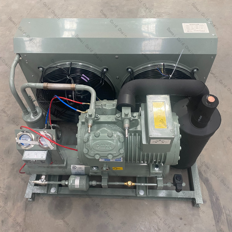 Compact Condenser Unit Air Cooled With Highly Rotary Inverter Compressor