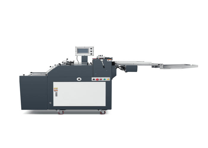 MDC-460 one station flatbed label die cutting machine with rewinder