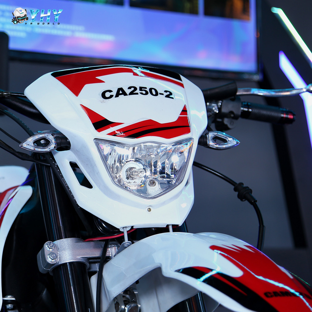 Theme Park 9D VR Motorcycle With 55 Inch Display Screen