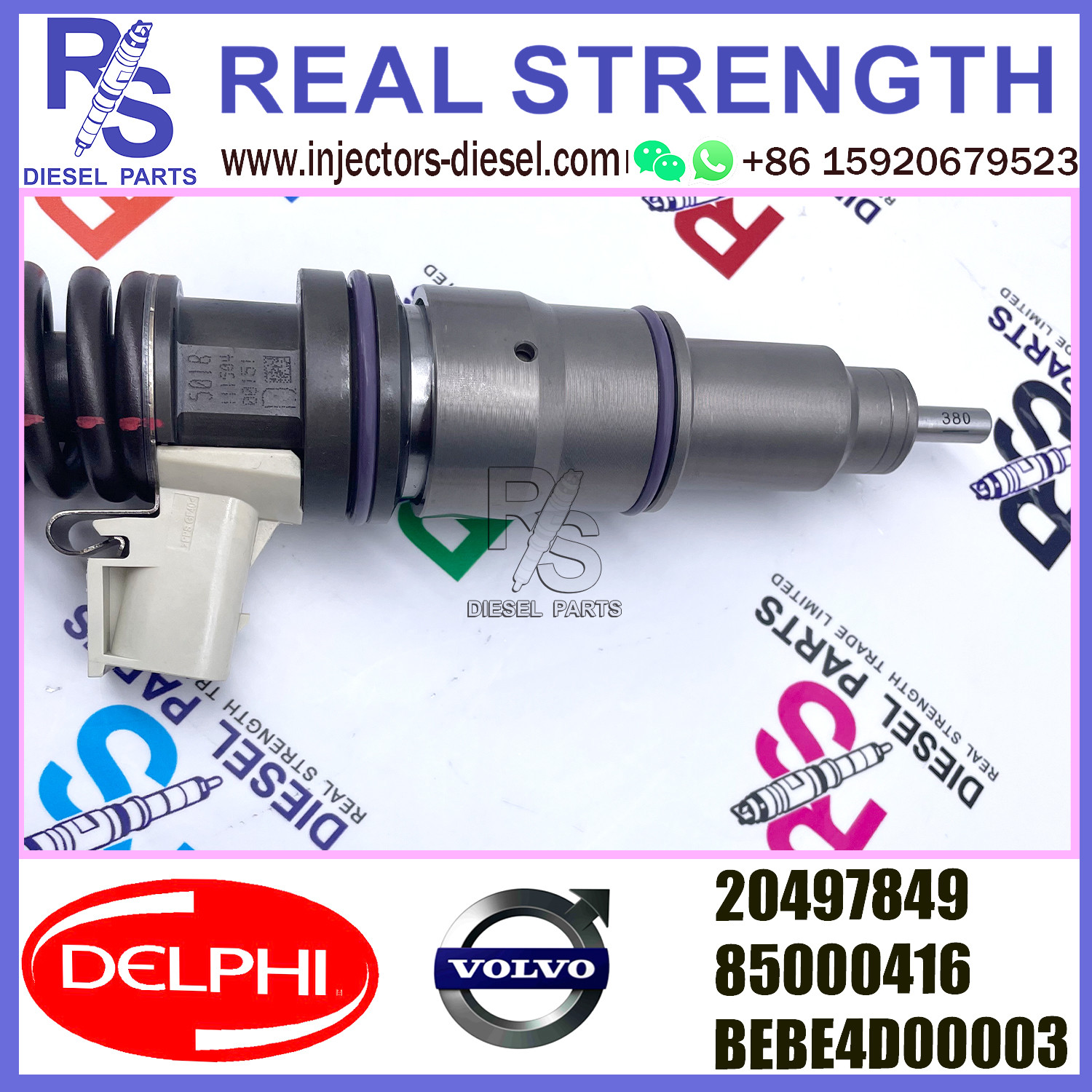 BEBE4D00003 DELPHI Fuel Injector E3.0 20497849 85000416 For V-O-L-V FH12 TRUCK
