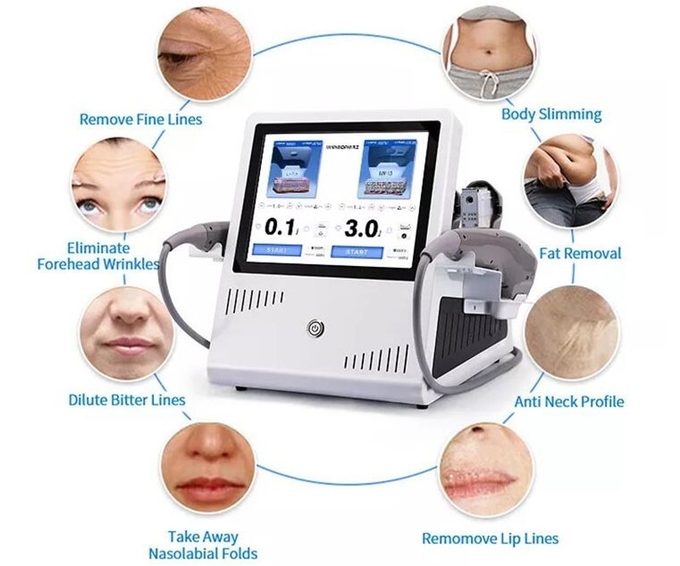 7d Hifu Equipment Portable Ultrasound Face Lifting Anti Wrinkle