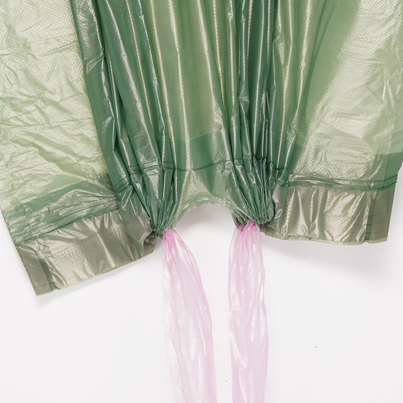Colored Drawstring Garbage Bags Ultra Strong 10 Micron -100 Micron