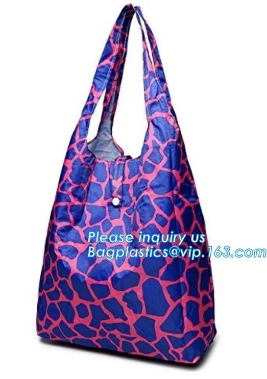 Promotion Custom Eco Friendly Sublimation Polyester Folding Shopping Bag,Promotional Sports Gym Sack Polyester Drawstrin