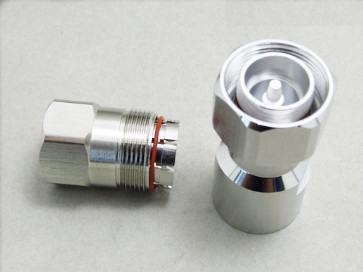 4.3-10 rf connector male clamp type for 1/2" cable