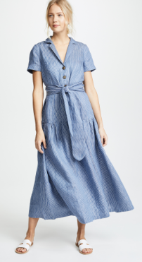 Clothing Manufacturer Striped Maxi Dresses For Women Summer