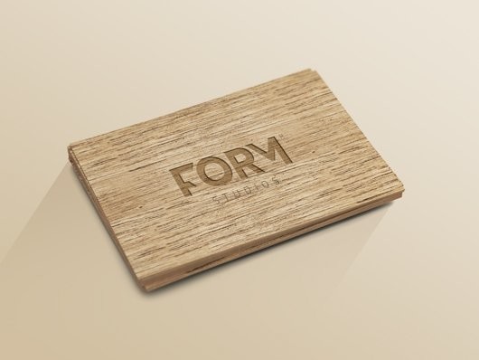 Wooden RFID Hotel Key Cards Eco Friendly Bamboo Smart Chip For Access Control