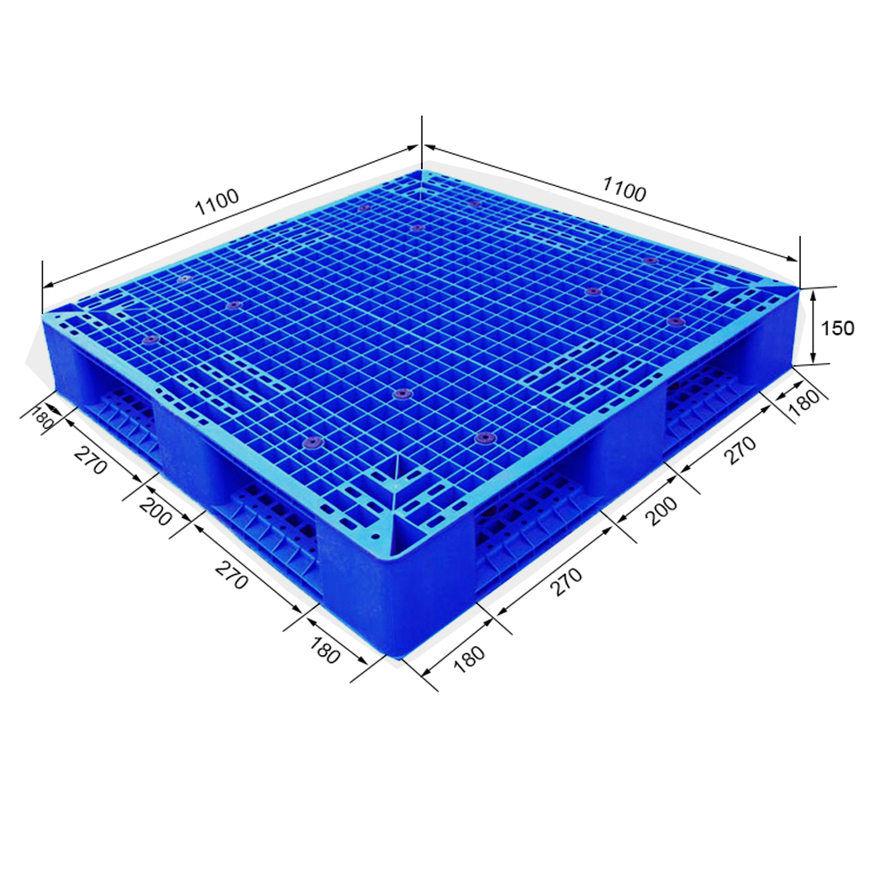 heavy duty large stackable double sides HDPE plastic pallet for sale