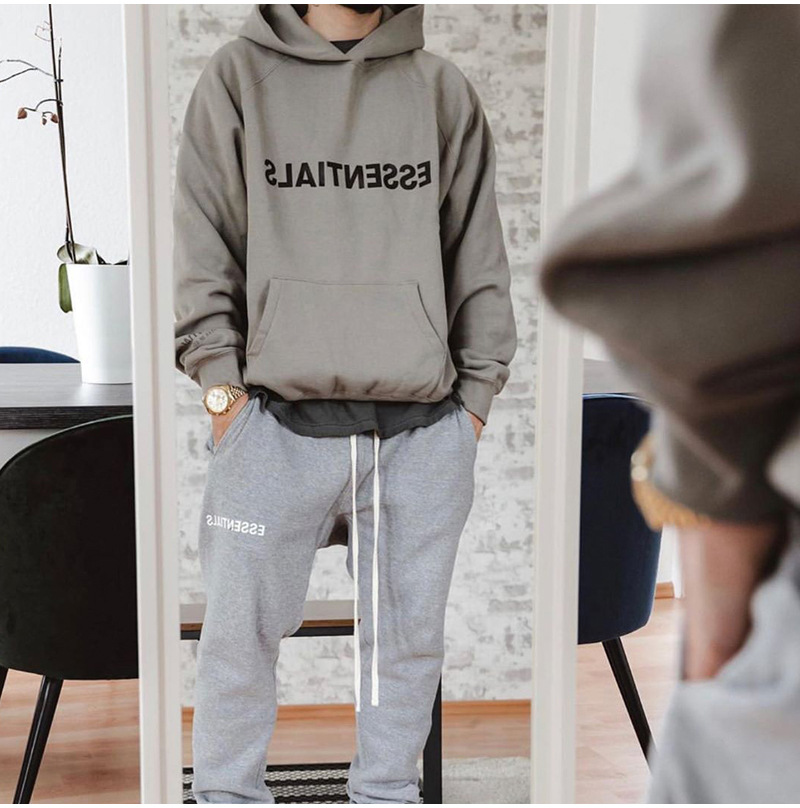 High Quality Cotton Slim Fit Oversize Pullover Luxury Custom Sweat Set Satin Line Hoodies jogging set jogging set