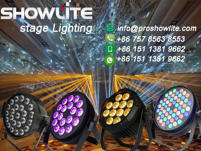 RGBWA 18*15W  5 In 1 LED Par Wash Lights For Wedding / Concert OEM&ODM LED Par Can Wash Light LED Flat Slim Par  Light 0