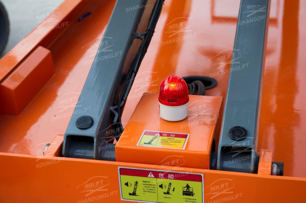 Electric Battery Power Scissor Lift Self - propelled Mobile Battery Aerial Lift
