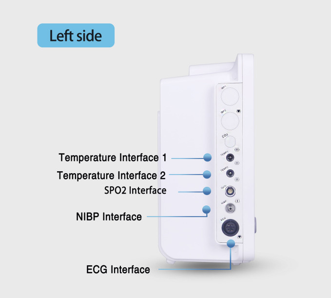 PM-9000A Patient Monitor For Emergency Clinics 6 Parameters With Optional Multi Pattern