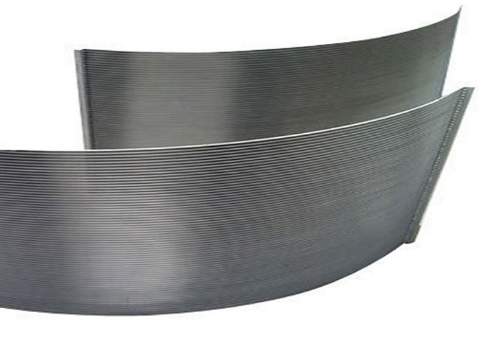 0.1mm Slot Wedge Wire Filter Element Low Carbon Galvanization Stainless Steel Structure