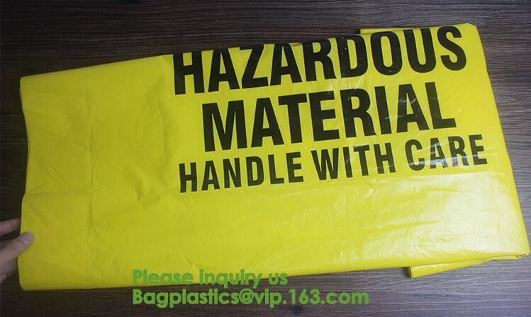 Lab, Hospital, Healthcare, Safety, Infectious, Medical Waste Disposal Warning Label Sterilization Indicate