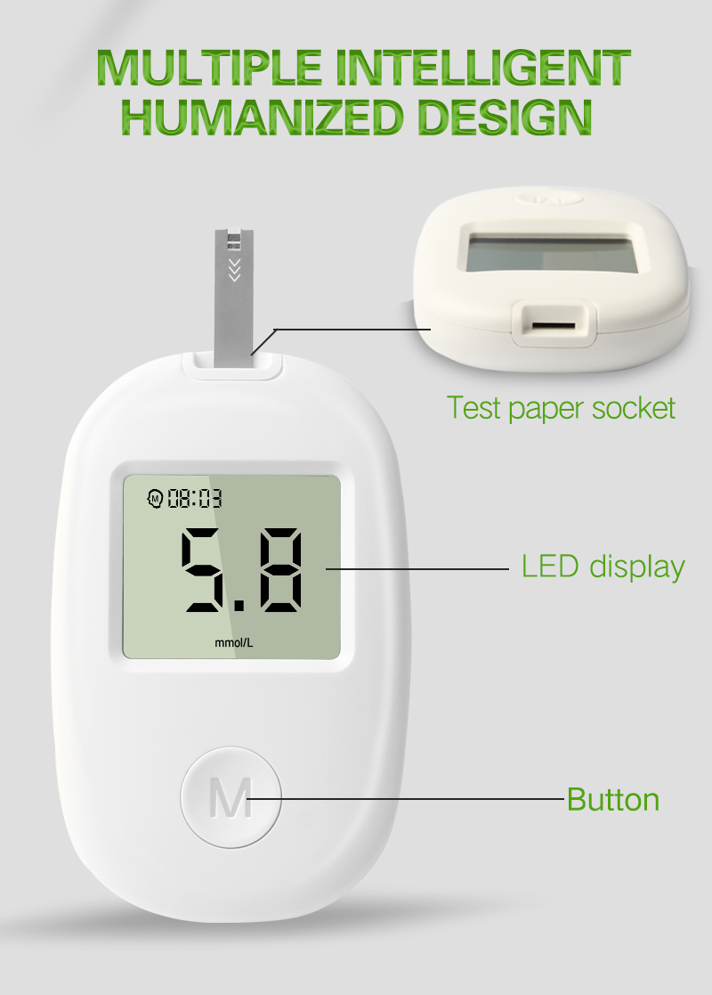 Best Qwality Safe-accu Glucometer With Test Strips Electronic Digital Blood Glucose Meter
