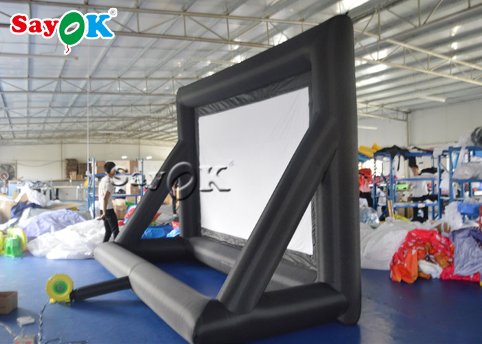Blow Up Projector Screen Rear Projection Cloth Event Inflatable Movie Screen