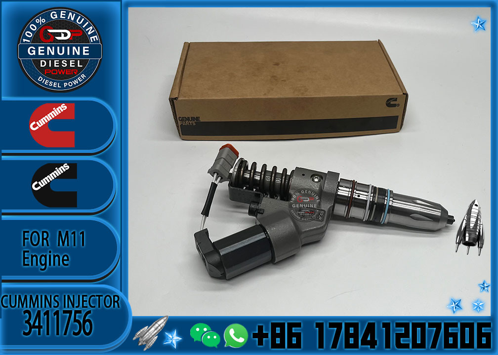 3411756 OE quality Brand New Diesel Common Rail Injector 3411756 3411753 3411753RX 4902921 for C ummins ISM QSM M11 engi