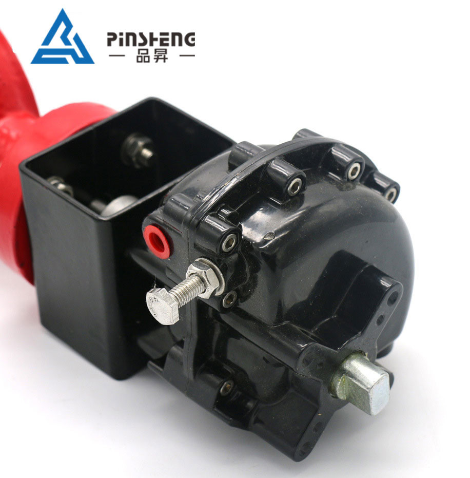 ISO9001 Pneumatic Butterfly Valve 0.3-0.8mpa DN50