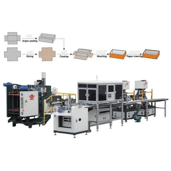 Quality Full Automatic Multi - Functional Rigid Box / Gift Box Making Machine for sale