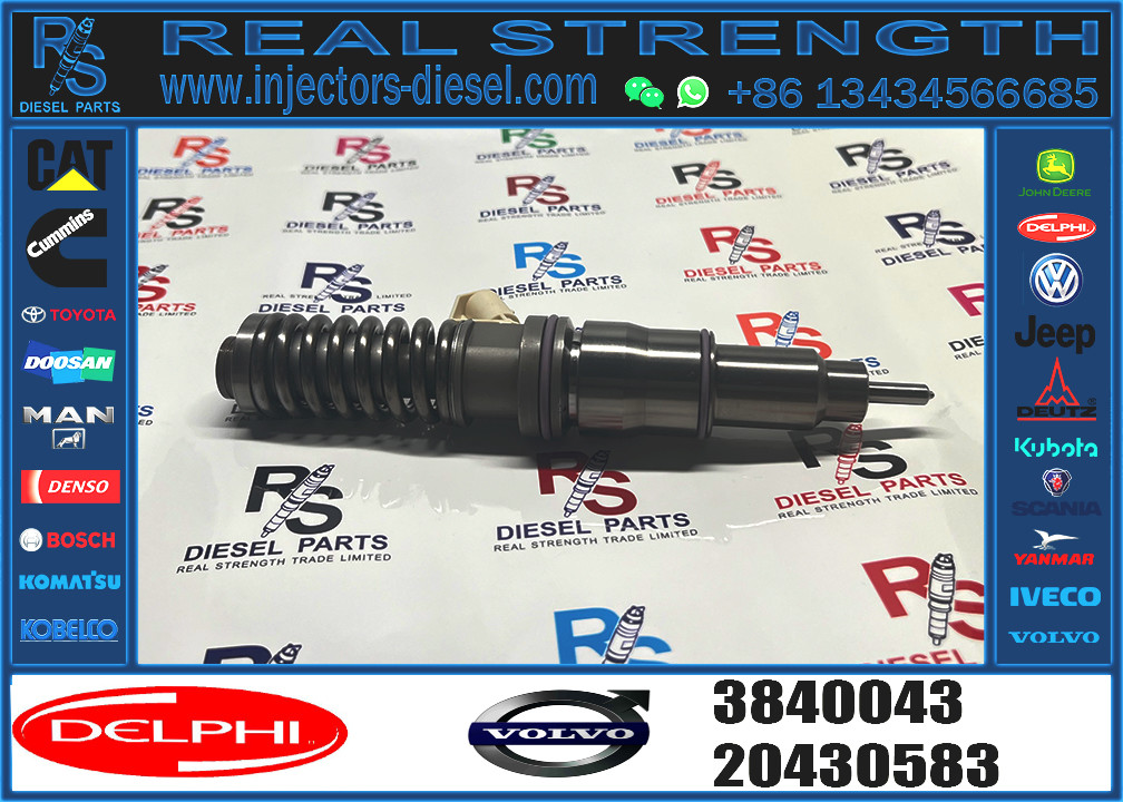 Diesel Inyector Common Rail Injector Fuel Electronic Unit Injector Bebe4c06001 3840043 22027807 3587147 For Volvo Truck