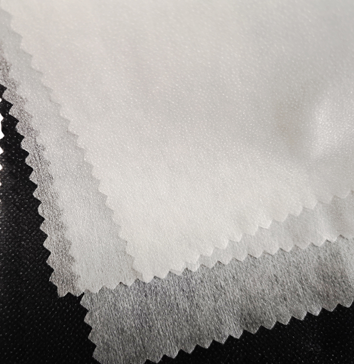 GAOXIN WF9040 Paste Dot Interlining Polyester Chemical Bond Non Woven Fusible Fabric