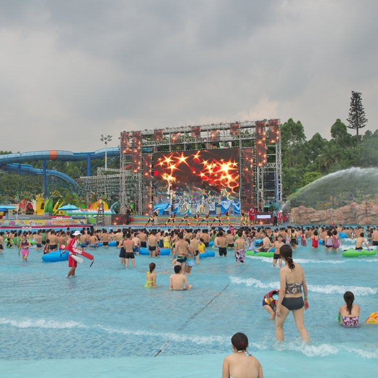 Aqua Water Park Equipment Air-Blast Type Wave Pool Machine