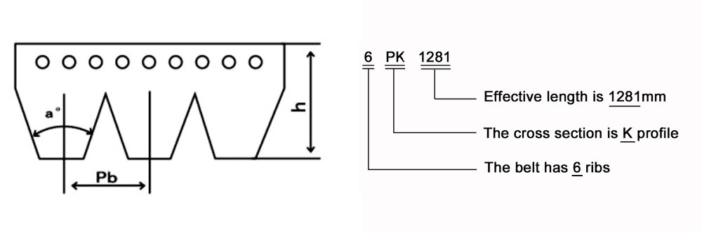 Rubber 6pk 7pk2300 10pk 12pk1880 EPDM PK Fan 12pk Belts within Manufacturing Plant