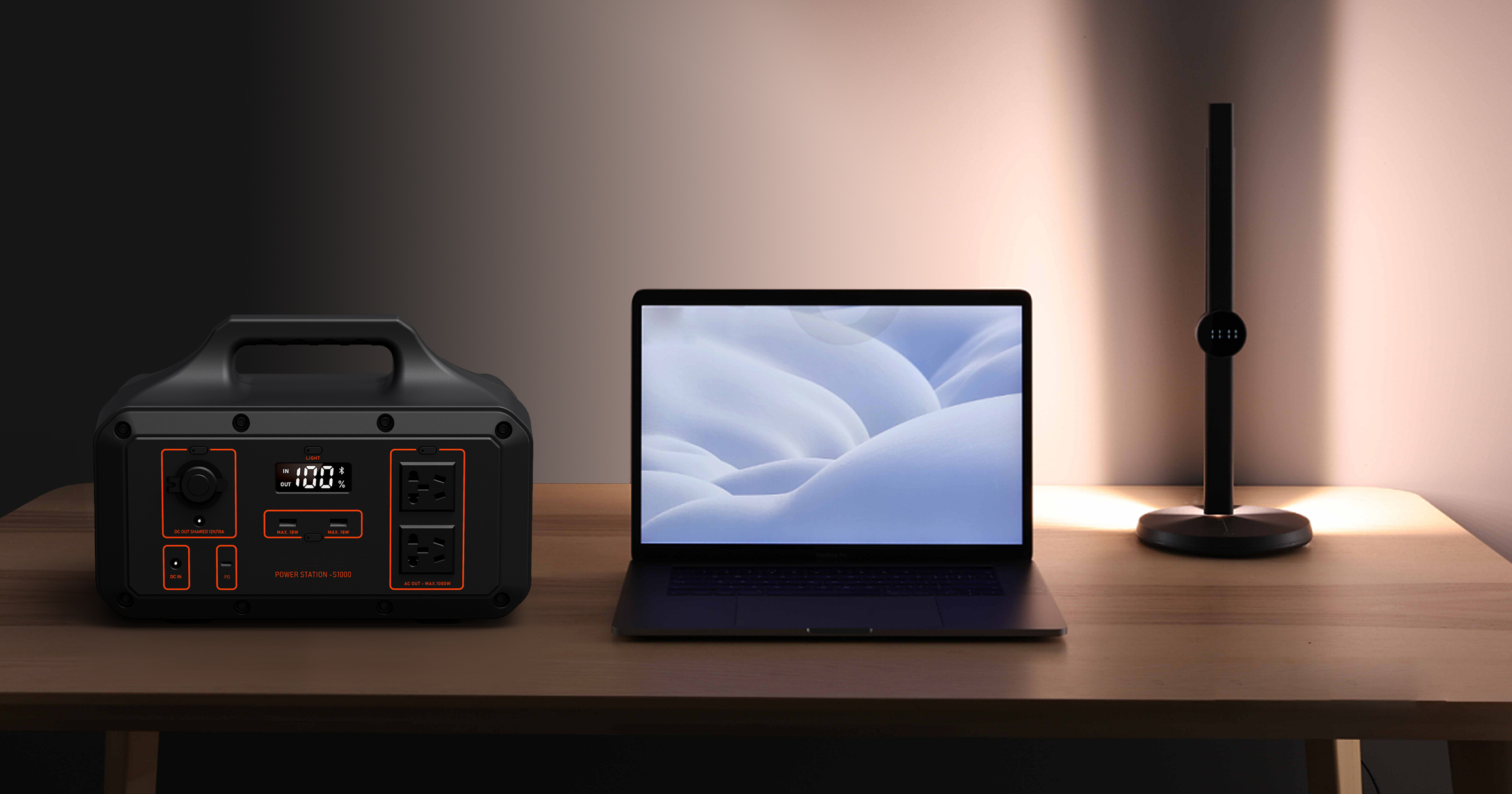 Standby Outing Barbecue Outdoor Power Station Essential 1.7 Hours Full Charging