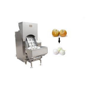 3 Belts 1.52Kw 2500kg/H Onion Skin Peeler Machine